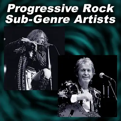 Progressive Rock artists Ian Anderson and Jon Anderson