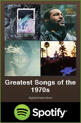 DigitalDreamDoor 1970s playlist on Spotify