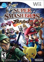 Super Smash Bros Brawl Wii PC video game cover art