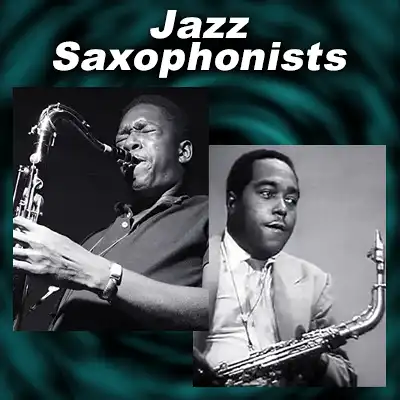 Saxophonists John Coltrane and Charlie Parker