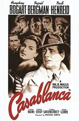 Casablanca movie DVD cover