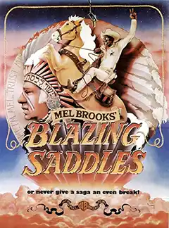 Blazing Saddles western movie poster