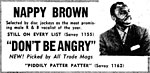 Nappy Brown - Don't Be Angry - Ad