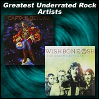 Album covers for Captain Beyond and Wishbone Ash