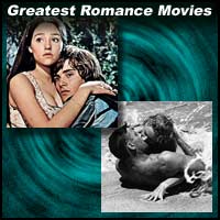 Scene from movies "Romeo and Juliet" and "From Here to Eternity"