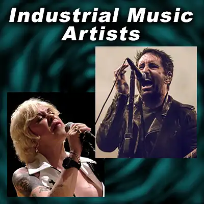 Industrial Music Artists Trent Reznor and Genesis P-Orridge