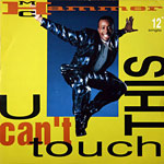 U Can't Touch This - single cover
