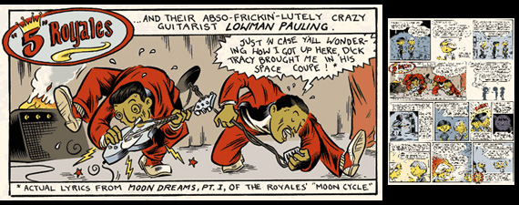 The 5 Royales comic strip