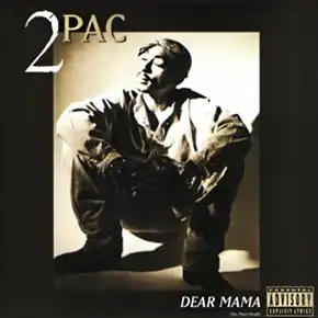 Dear Mama by 2pac single cover