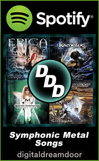 DigitalDreamDoor Symphonic Metal Songs on Spotify link button
