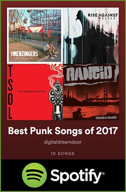Best Punk Rock Songs of 2017 Spotify playlist link