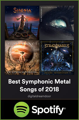 Best Symphonic Metal Songs of 2018 Spotify playlist link