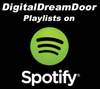 Spotify digitaldreamdoor playlists link button