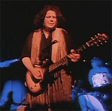 Mountain playing at woodstock 1969