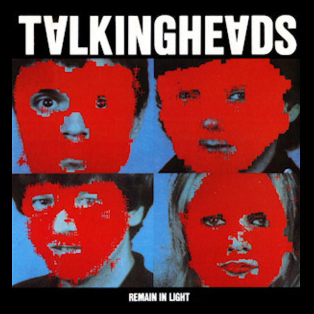 album cover Remain in Light by Talking Heads