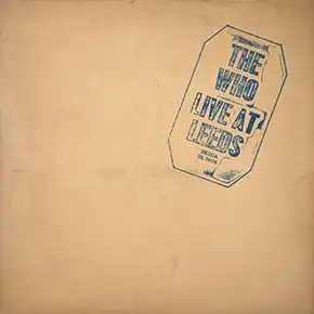 the who live at leeds album cover