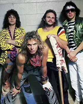 Glam Metal band Van Halen