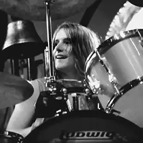 rock drummer Carl Palmer