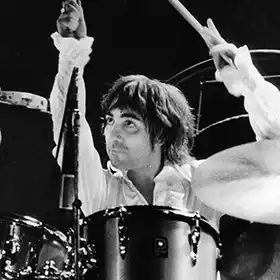 rock drummer Keith Moon