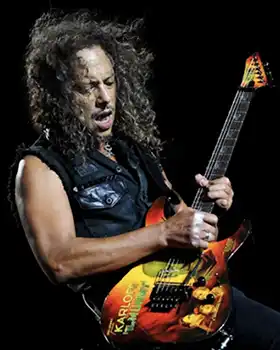 metal guitarist Kirk Hammett