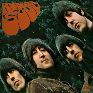 Rubber Soul Parlophone UK album cover