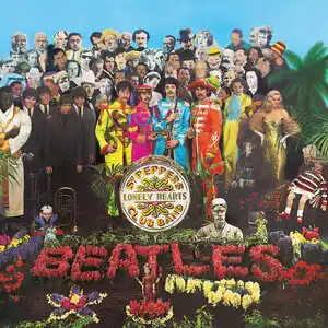 Sgt. Pepper's Lonely Hearts Club Band Beatles album cover