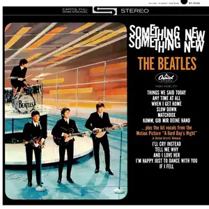 Something New 1964 Beatles album cover