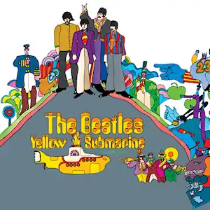 Yellow Submarine Beatles album cover