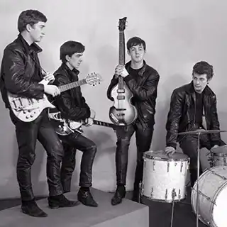 The Beatles in leather jackets 1961