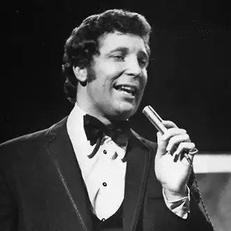 Pop singer Tom Jones