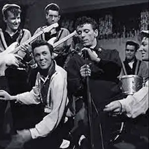 Gene Vincent and His Bluecaps posing