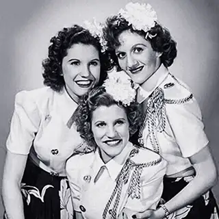 Vocal group the Andrews Sisters