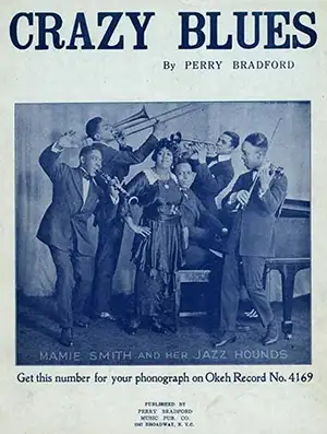Crazy Blues by Mamie Smith sheet music