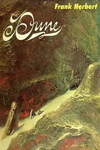 Sci-fi book cover for Dune