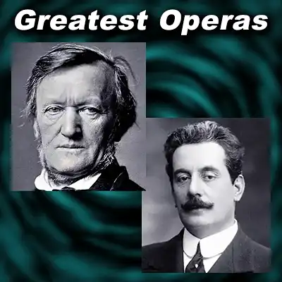 composers Richard Wagner and Giacomo Puccini