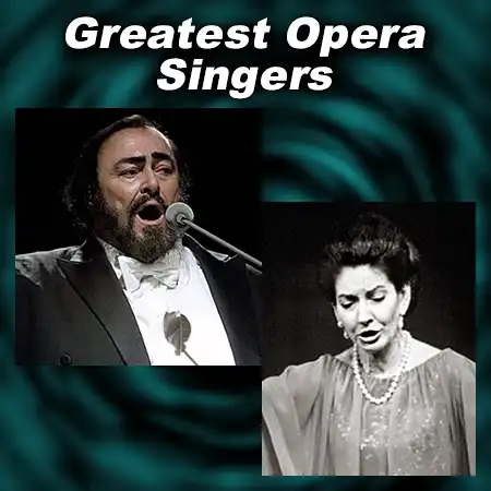 Luciano Pavarotti and Maria Callas