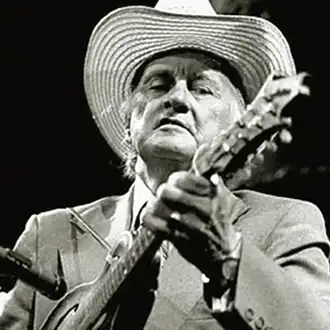 Bluegrass music artist Bill Monroe