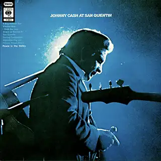 Johnny Cash At San Quentin album cover