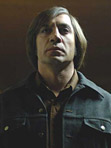 Javier Bardem as Anton Chigurh in No Country For Old Men