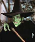 Margaret Hamilton as The Wicked Witch Of The West in The Wizard of OZ