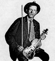 Violinist Fiddlin' John Carson