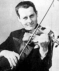 Violinist Stéphane Grappelli