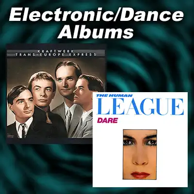Trans-Europe Express, Dare! album covers