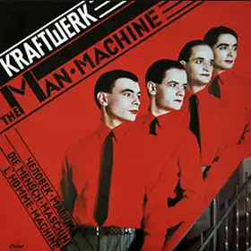 Kraftwerk - Man Machine album cover