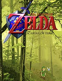 The Legend Of Zelda: Ocarina Of Time video game box cover