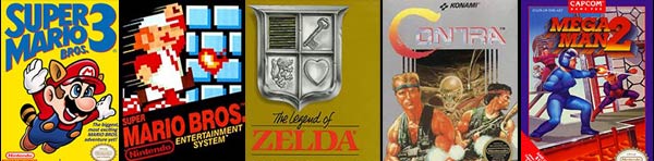 Nintendo Entertainment System Games banner