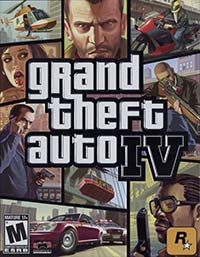 Grand Theft Auto IV video game box cover