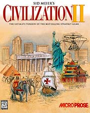 Sid Meier's Civilization II PC video game cover art