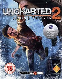 Uncharted 2: Among Thieves video game box cover
