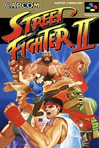 Street Fighter II video game box cover